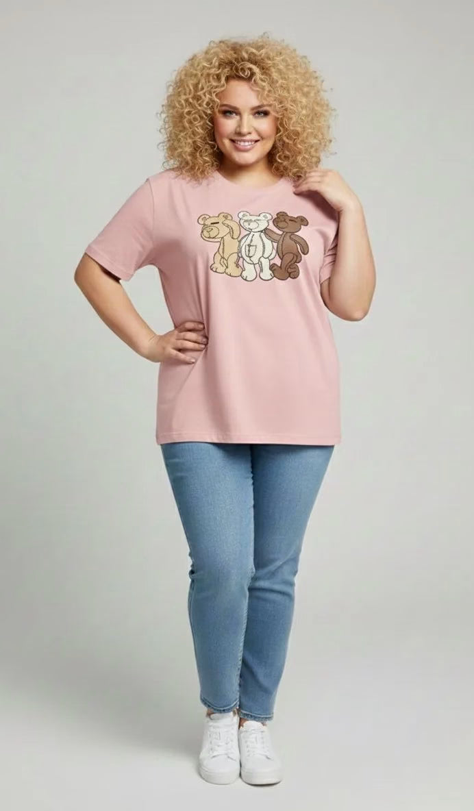 Polera mujer moda Brasil talla grande