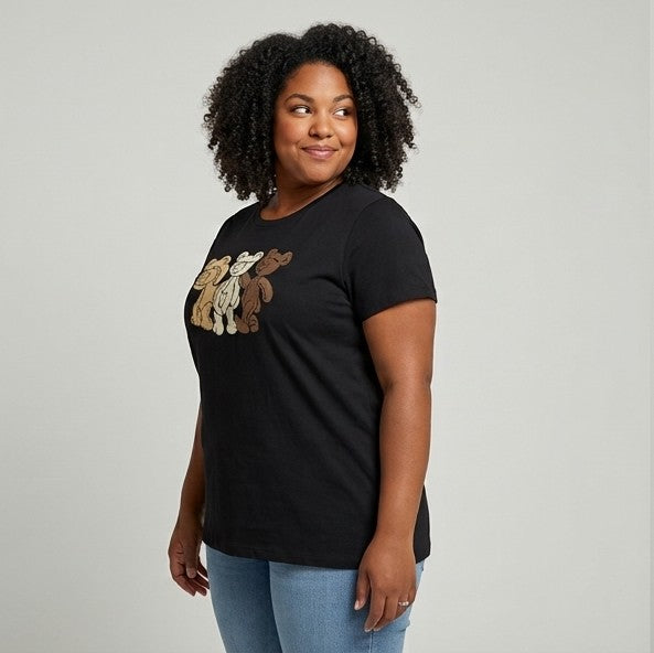Polera estampada mujer Moda Brasil talla grande