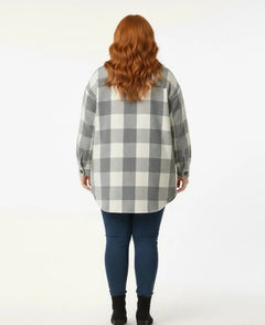 Chaqueta Afranelada a Cuadros Old Navy