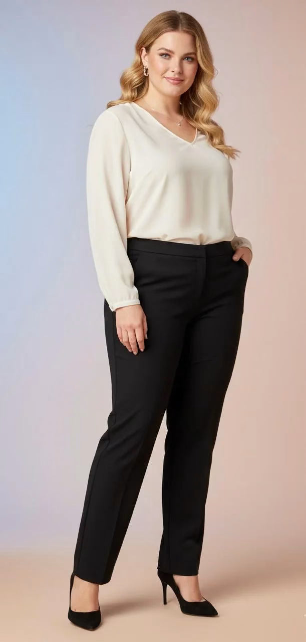 Pantalón negro de vestir mujer marca Alfani talla XL