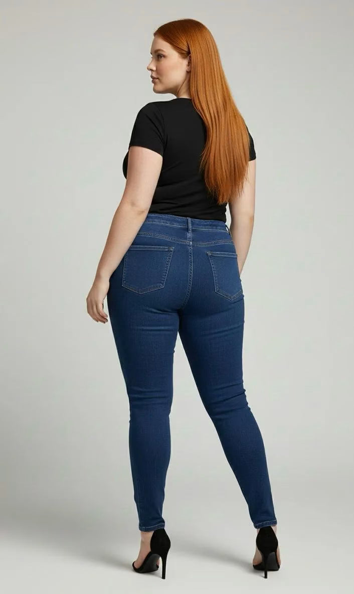 Jeans con faja by brasil mujer talla grande Superlipo