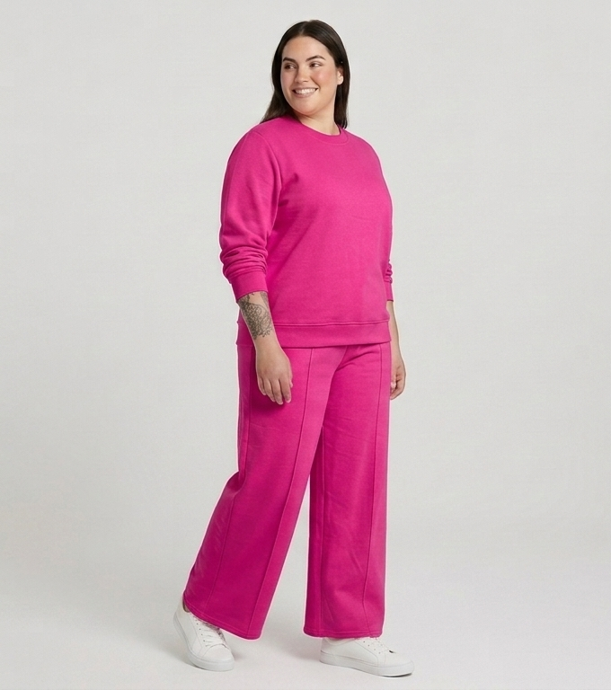 Conjunto Polerón y Palazzo mujer talla grande confección nacional