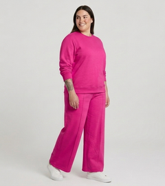 Conjunto Polerón y Palazzo mujer talla grande confección nacional