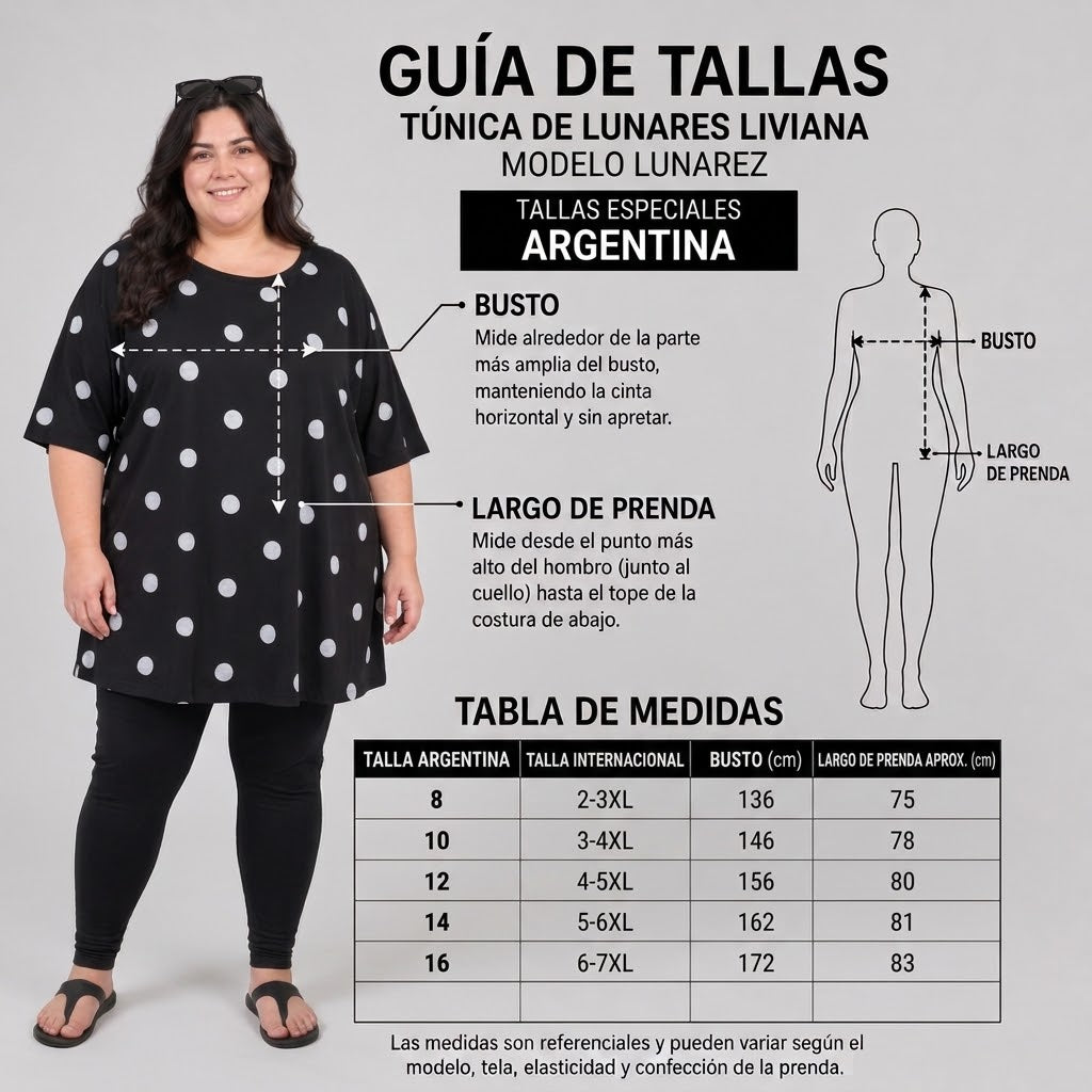 Guía de tallas