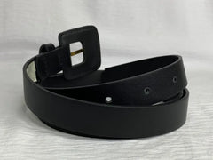 Cinturón mujer eco cuero negro confección Brasil talla grande