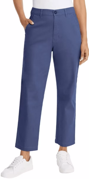 Pantalon azul G.H. Bass & Co. mujer talla grande