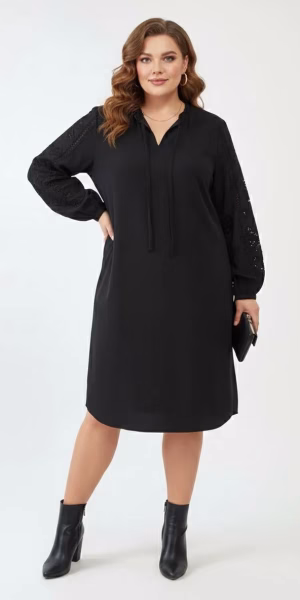 Vestido negro mujer talla grande Chico’s 2XL