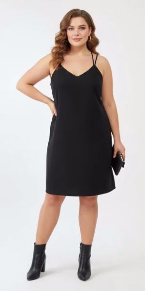 Vestido negro mujer talla grande Torrid XL