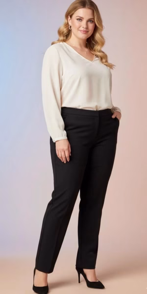 Pantalón negro de vestir mujer marca Alfani talla XL