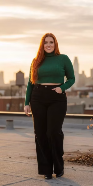 Jeans cargo mujer talla grande marca DKR confección nacional