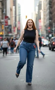 Jeans mujer Levi’s azul wide leg talla grande 4XL