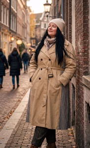 Trench mujer talla grande beige ASOS Design 4XL