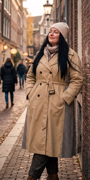 Trench mujer talla grande beige ASOS Design 4XL